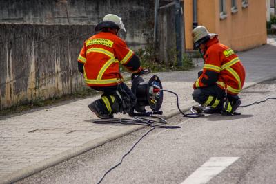 Markgroeningen: Gasleck sorgt fuer Grosseinsatz